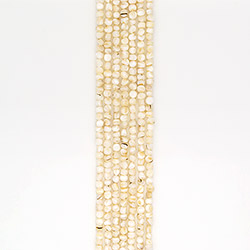 Перламутр светлый галтовка круглая 6*8 мм