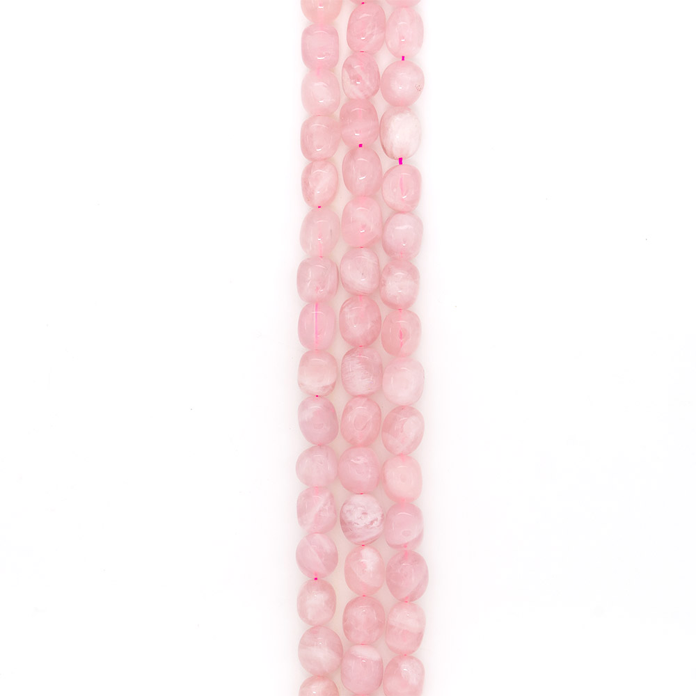 Фото товара розовый кварц мадагаскарский галтовка круглая 16*14 мм