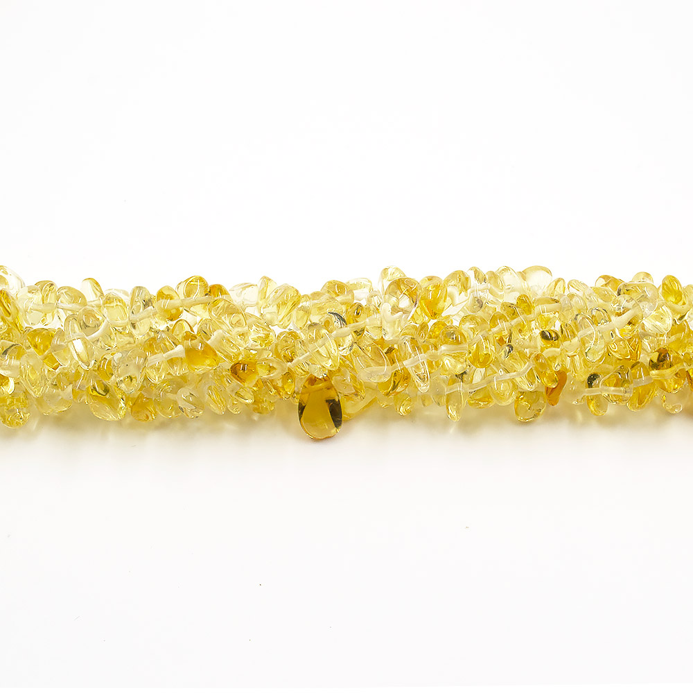 Цитрин крошка средняя закругленая