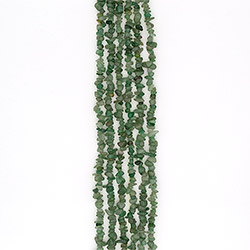 Авантюрин зеленый натура крошка средняя закругленная