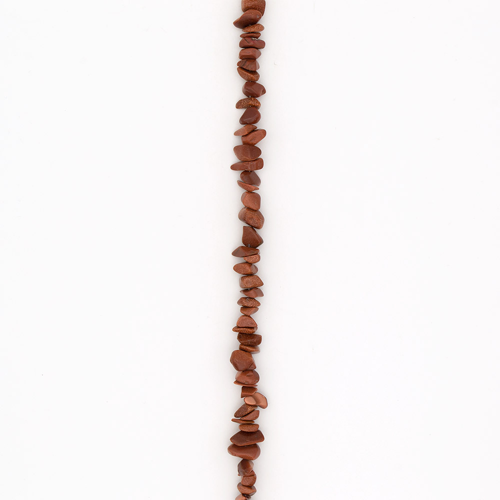 Фото товара авантюрин синтетический коричневый крошка крупная