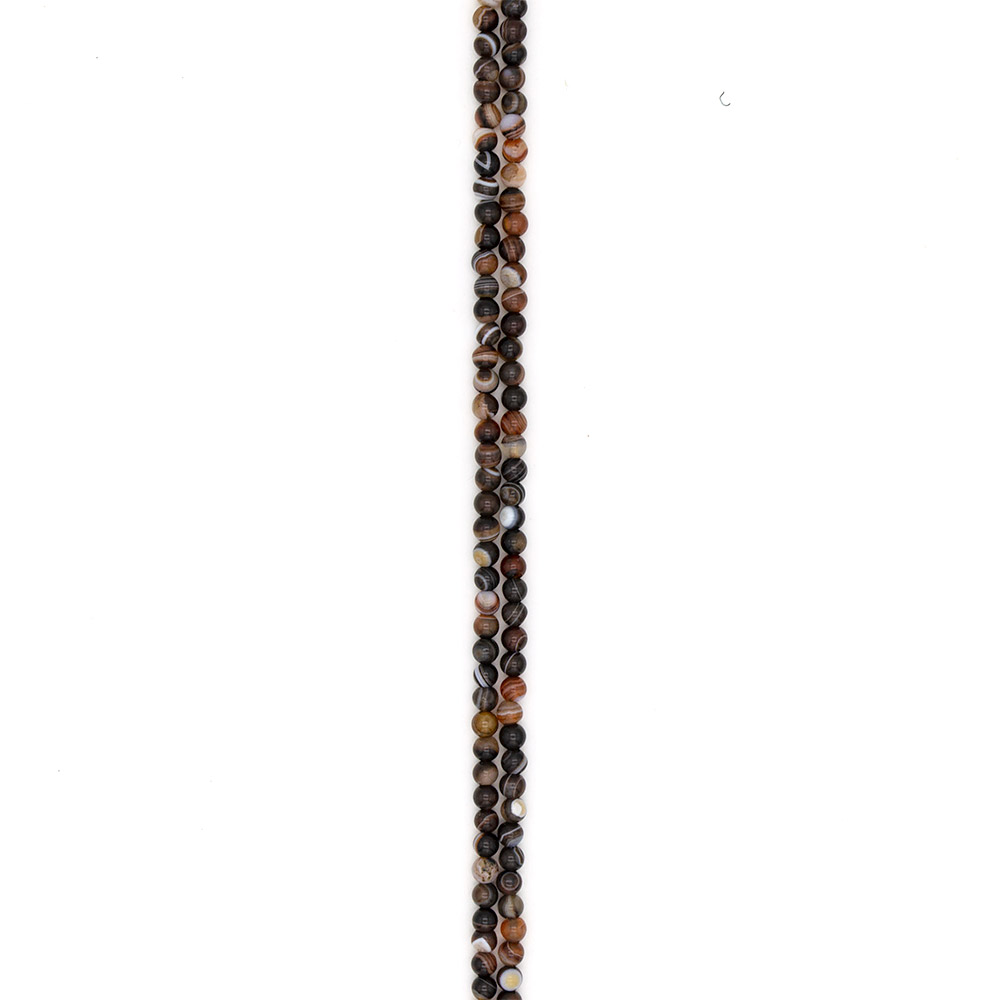 Фото товара агат шар цвет темный сердолик 6 мм