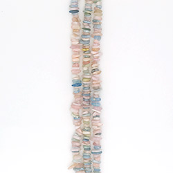 Аквамарин,розовый кварц,берилл крошка крупная