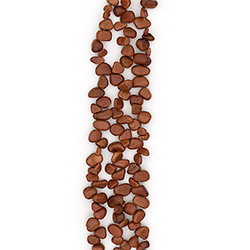 Авантюрин синтетический коричневый крошка "бабочки"