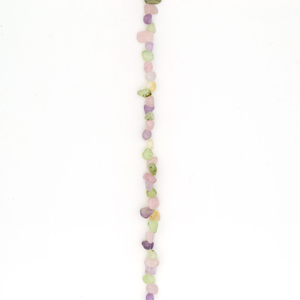 Фото товара розовый кварц,аметист,пренит крошка "бабочки"