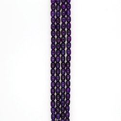 Агат бочата цвет фиолетовый 14*10 мм