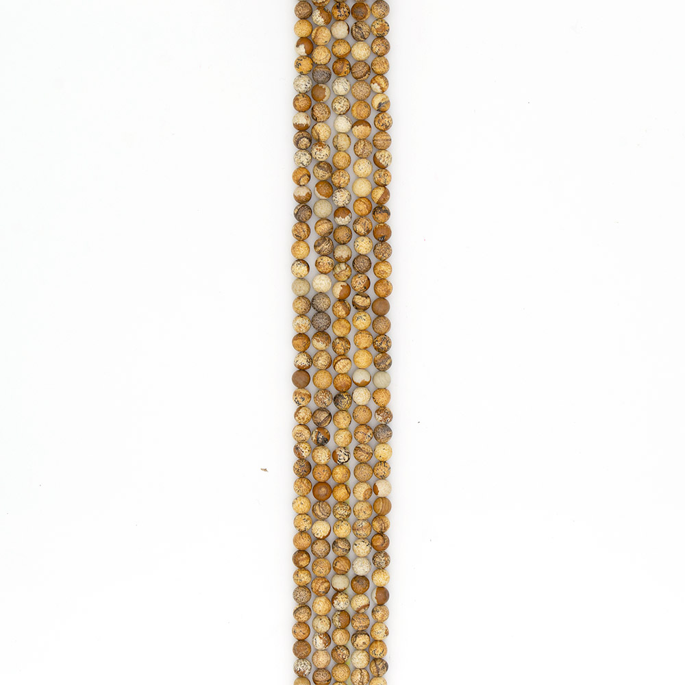 Фото товара яшма песчаная 6 мм 1 сорт