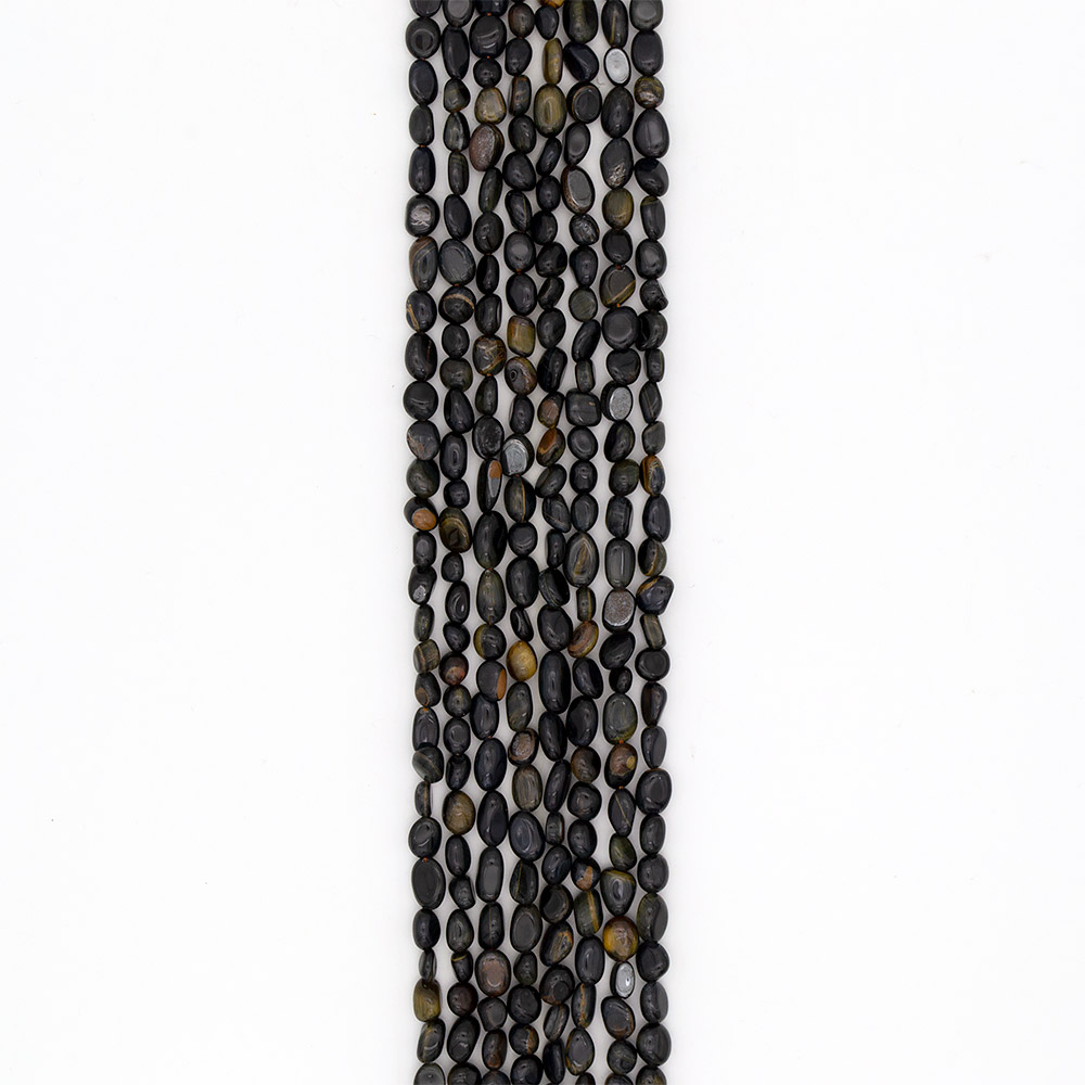 Фото товара соколиный и тигровый глаз галтовка мелкая