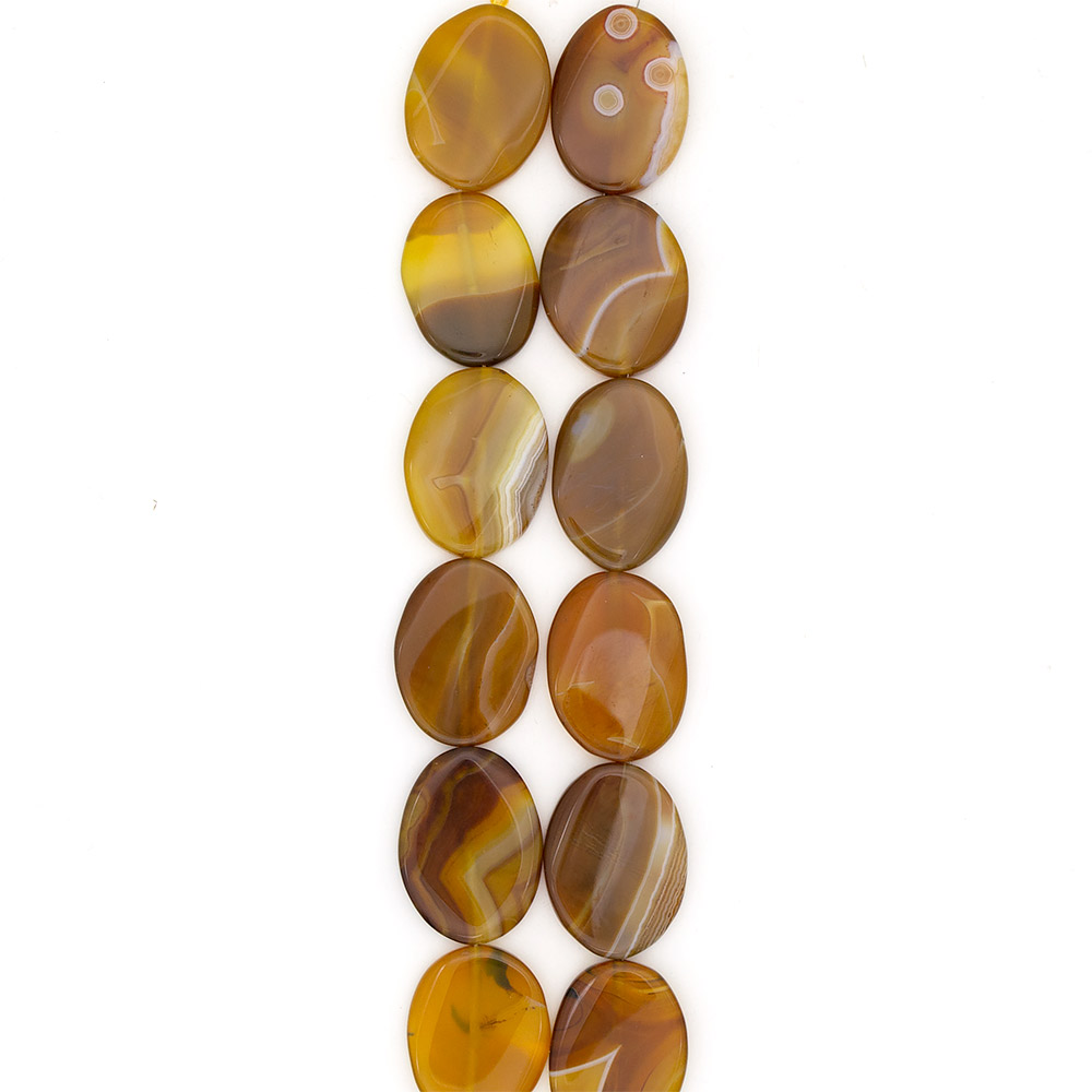 Фото товара агат таблетка цвет медовый 40*29 мм