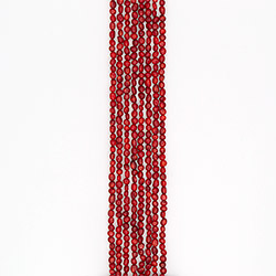 Коралл тонированный галтовка 6*5 мм