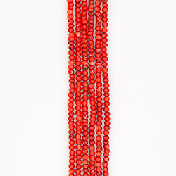 Фото товара коралл цвет морковный галтовка "кукуруза" 5*8 мм