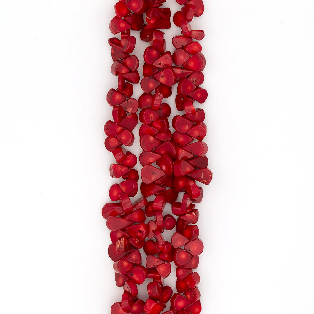 Фото товара коралл тонированный капля плоская на увеличение от 7*12 до 12*21 мм