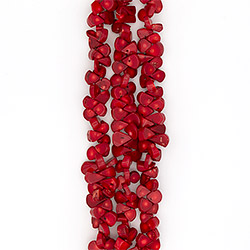 Фото товара коралл тонированный капля плоская на увеличение от 7*12 до 12*21 мм