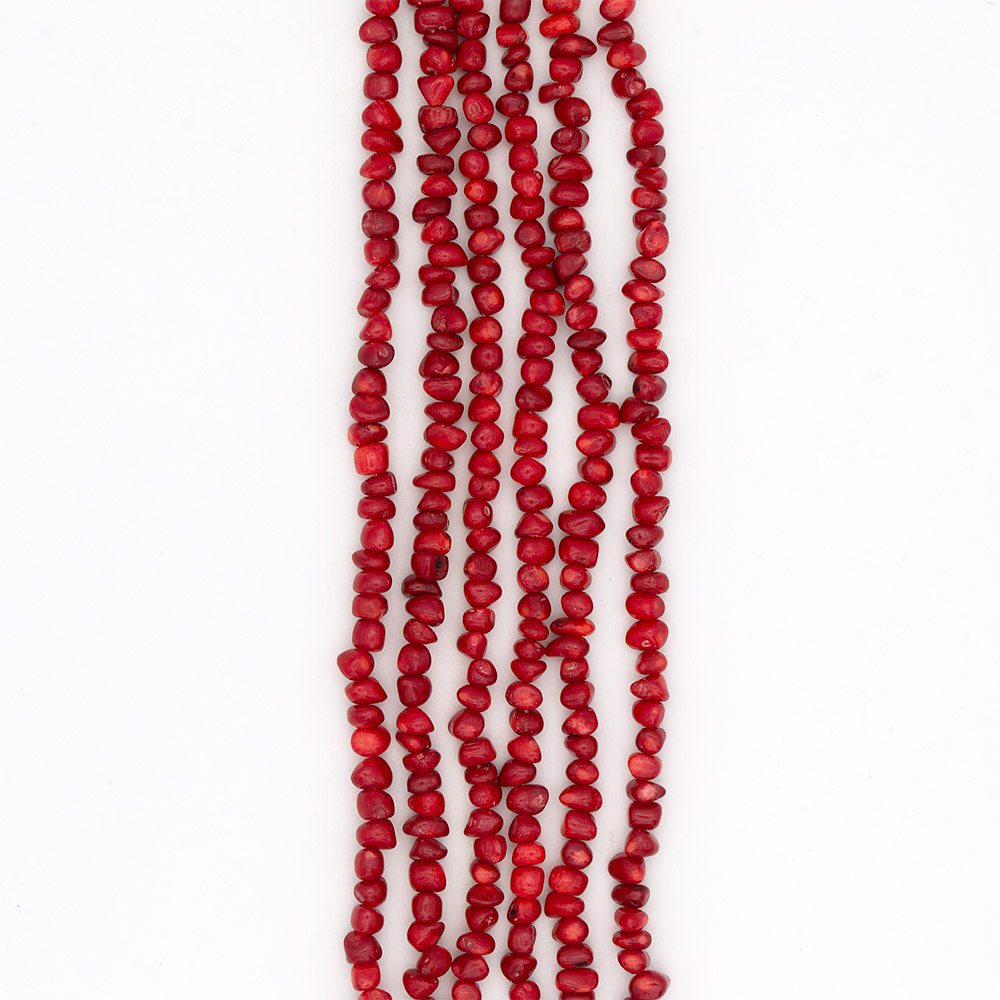 Фото товара коралл тонированный галтовка 7*9 мм