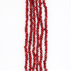 Коралл тонированный галтовка 7*9 мм