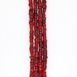 Коралл тонированный галтовка 9*12 мм