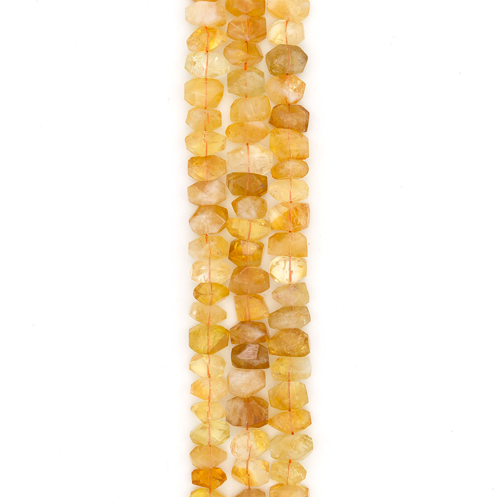 Фото товара цитрин рондоль грань 12*19 мм