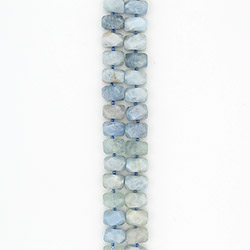 Аквамарин рондоль грань 14*20 мм