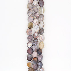 Агат ботсвана галтовка цвет персиковый 24*19 мм