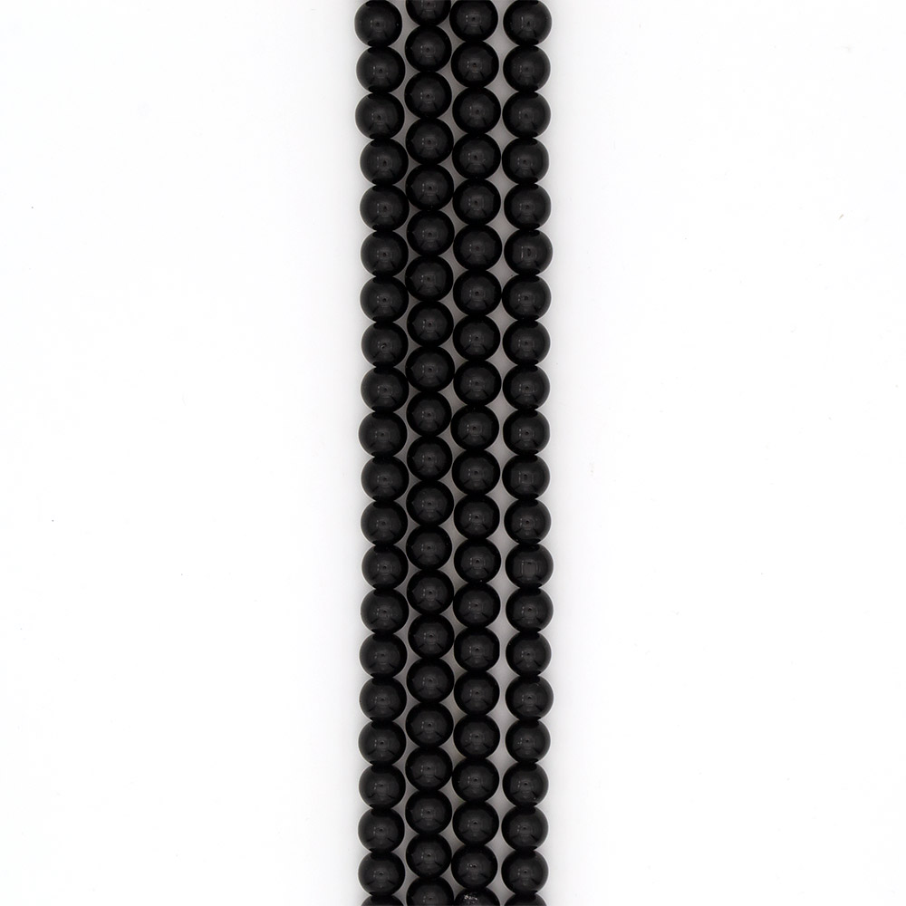 Фото товара агат имитация шар цвет черный 12 мм