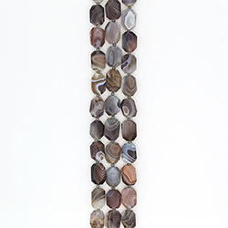 Агат ботсвана прямоугольник граненый 23*17 мм