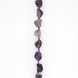 Фото товара аметист темный галтовка 34*20 мм