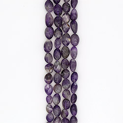 Аметист темный галтовка 21*13 мм