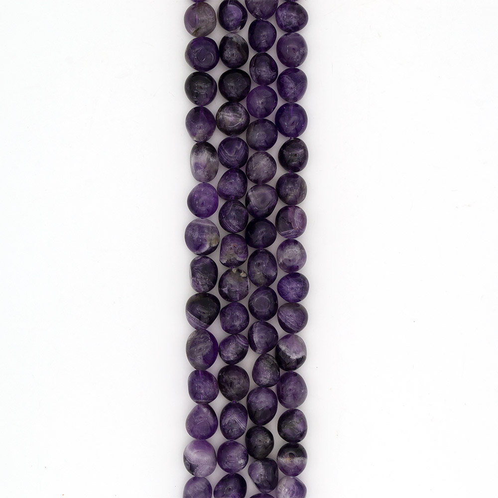 Фото товара аметист темный галтовка 16*15 мм