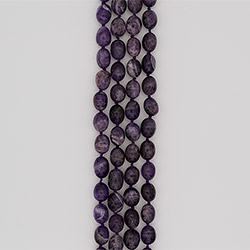 Фото товара аметист темный галтовка 20*14 мм