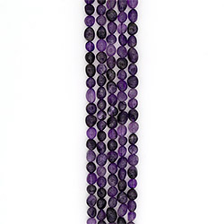 Аметист темный галтовка 12*10 мм