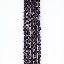 Аметист темный галтовка 17*13 мм