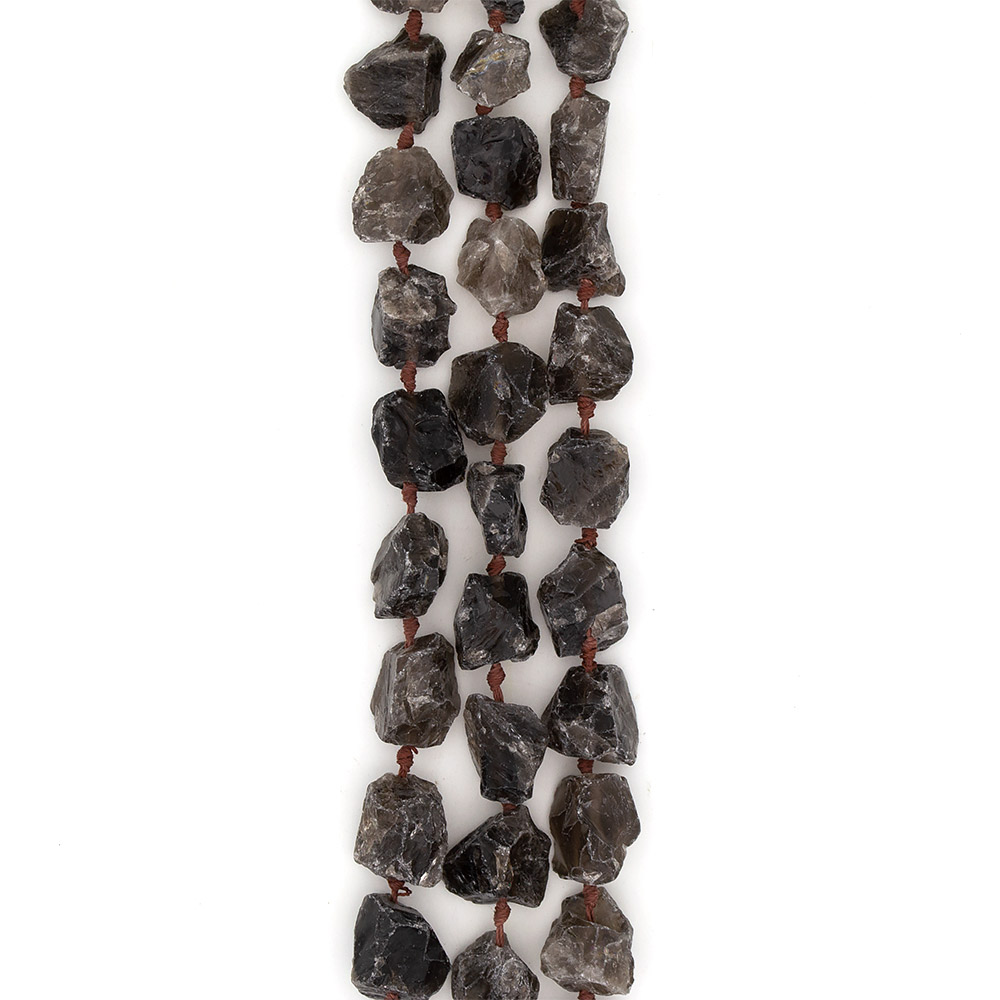 Фото товара раухтопаз галтовка необработанная 24*21 мм