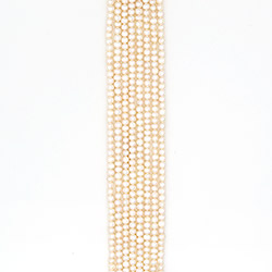 Жемчуг белый "пуговица" 6*7 мм