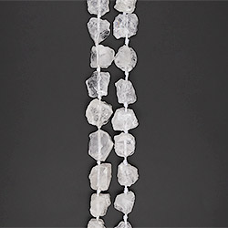 Фото товара горный хрусталь галтовка необработанная 22*20 мм