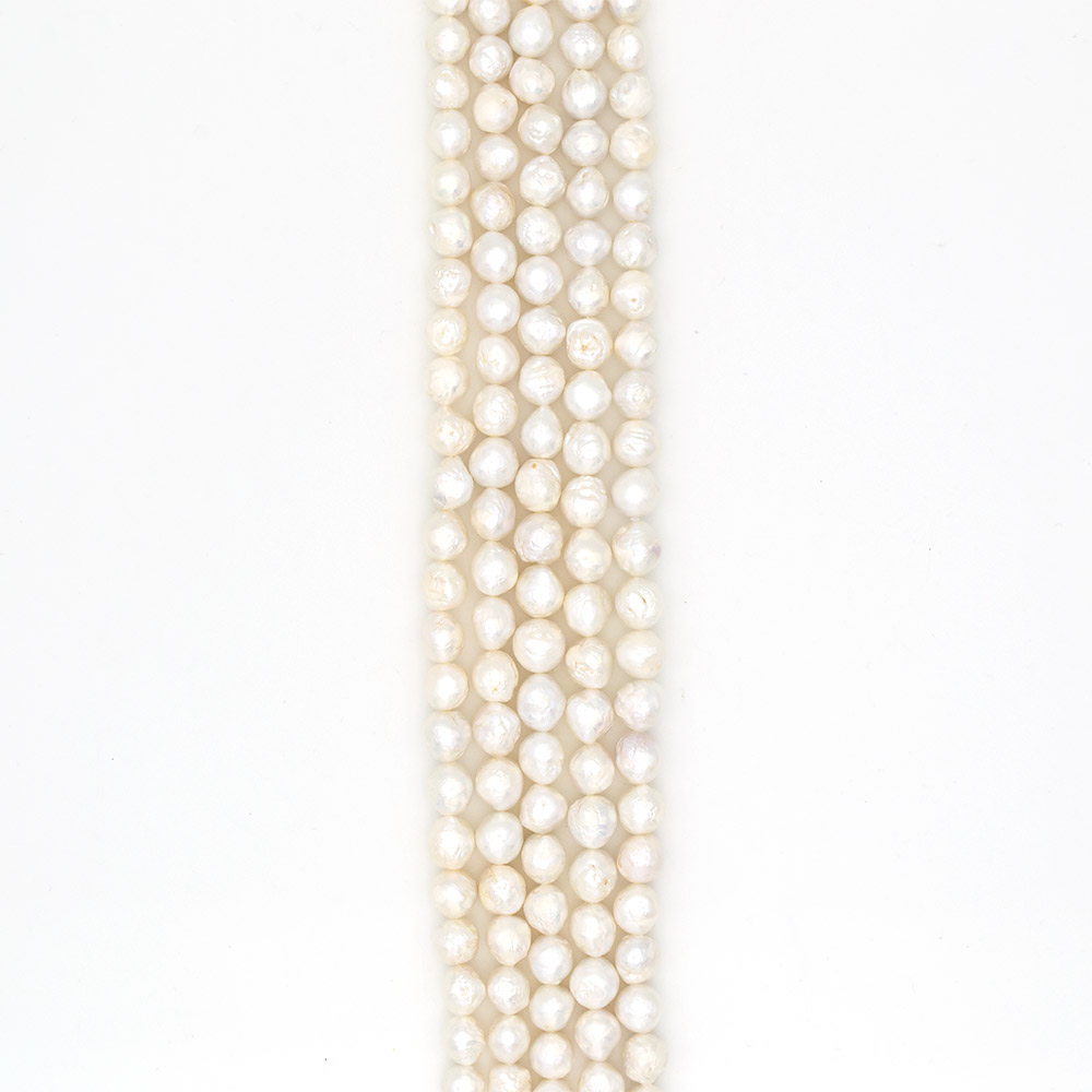 Фото товара жемчуг барочный белый круглый 11,5 мм