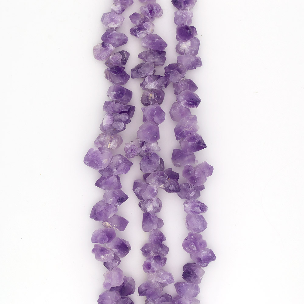 Фото товара аметист светлый кристаллы на увеличение от 12*22 до 13*24 мм