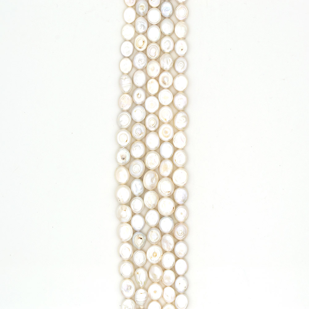 Фото товара жемчуг барочный белый таблетка 16*14 мм