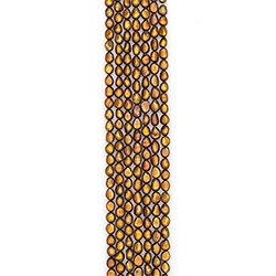 Фото товара жемчуг коричнево-зеленый "рис" 9*7 мм