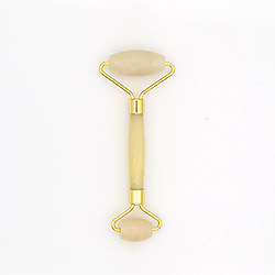 Массажер роликовый из желтого оникса