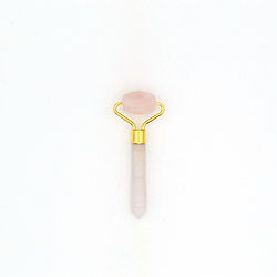 Фото товара массажер роликовый малый из розового кварца