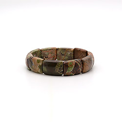 Браслет из яшмы пейзажной 23*15 мм