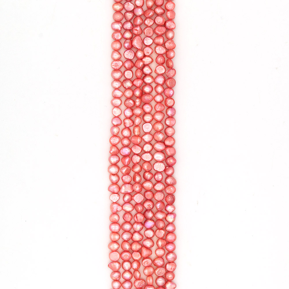 Фото товара жемчуг цвет лососевый круглый 8 мм