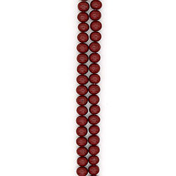 Фото товара жемчуг майорика цвет темно-красный рондоль 13*14 мм
