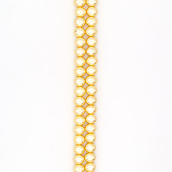 Жемчуг майорика цвет желтый рондоль 13*14 мм