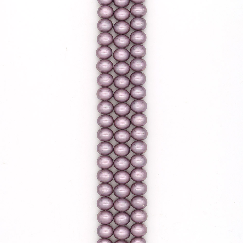 Фото товара жемчуг майорика цвет пудровый рондоль 13*14 мм