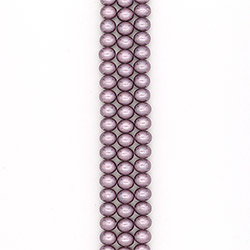 Жемчуг майорика цвет пудровый рондоль 13*14 мм