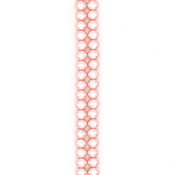Жемчуг майорика цвет бледно-розовый рондоль 13*14 мм