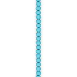 Фото товара жемчуг майорика цвет голубой рондоль 13*14 мм