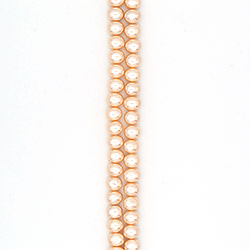 Жемчуг майорика цвет оранжево-персиковый рондоль 13*14 мм