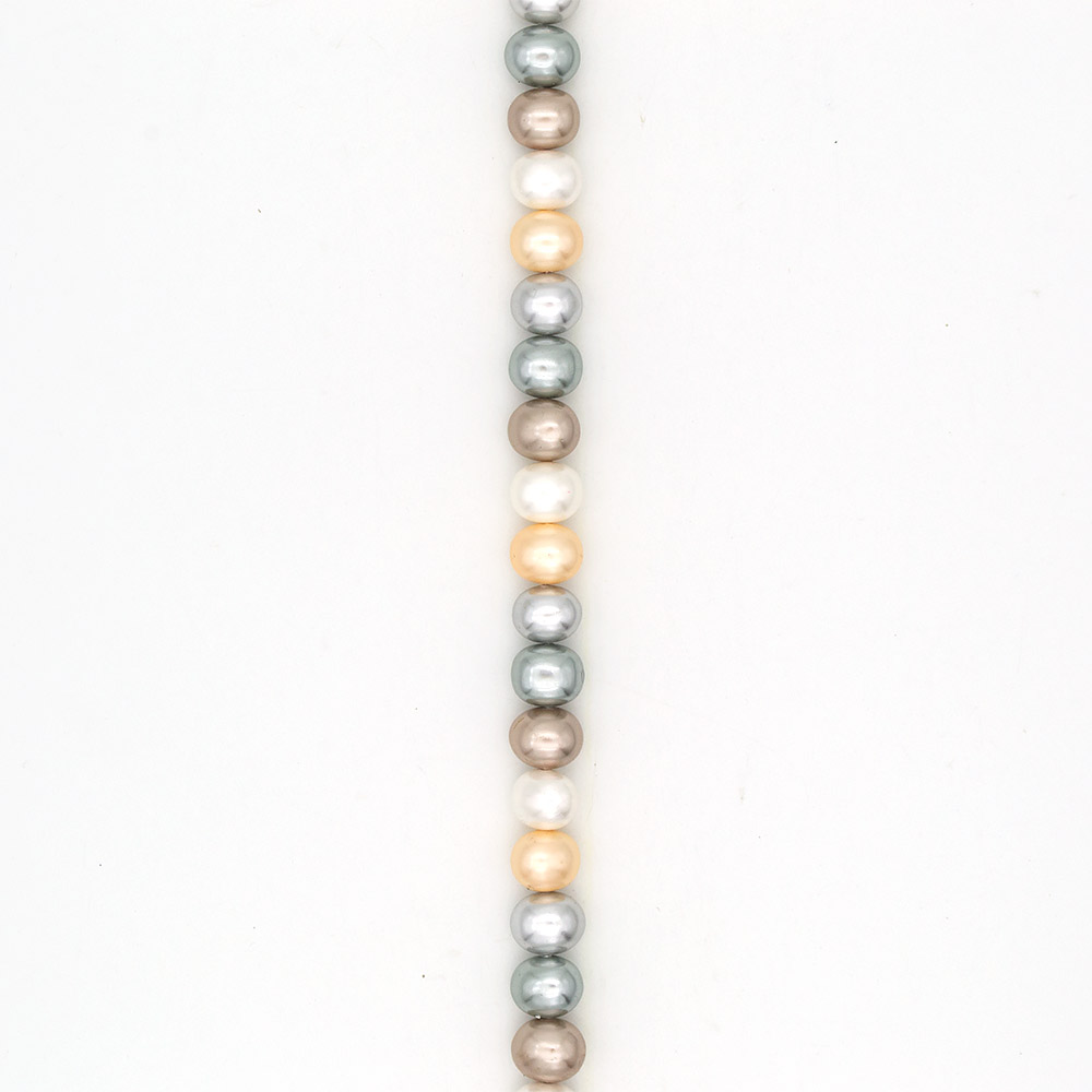 Фото товара жемчуг майорика цвет ассорти 2 рондоль 13*14 мм